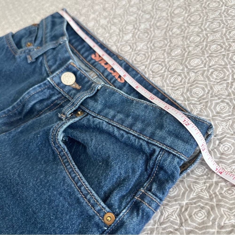 MOTHER High Rise Wide Leg Jeans in Dark Indigo Blue - Picture 12 of 16